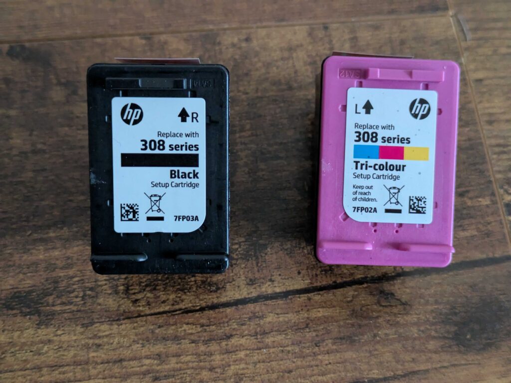 HP Envy 6520e Tintenstrahldrucker Patronen ohne Verpackung