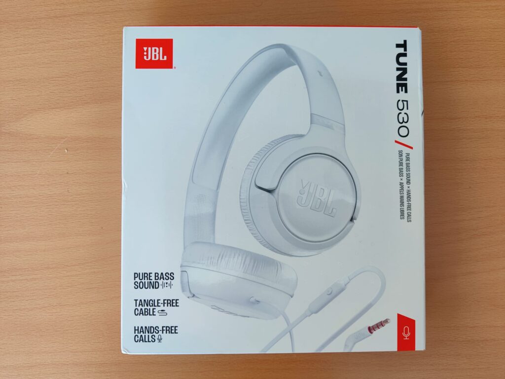 JBL Tune 530 Kopfhörer Verpackung