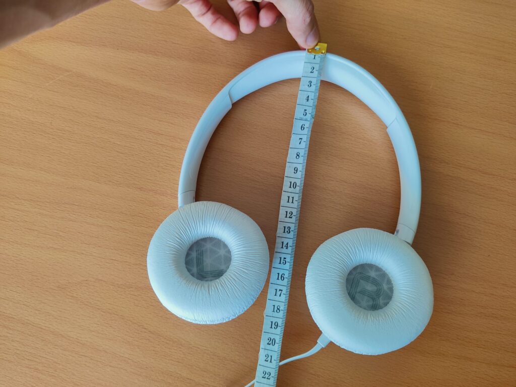 JBL Tune 530 Kopfhörer Höhe