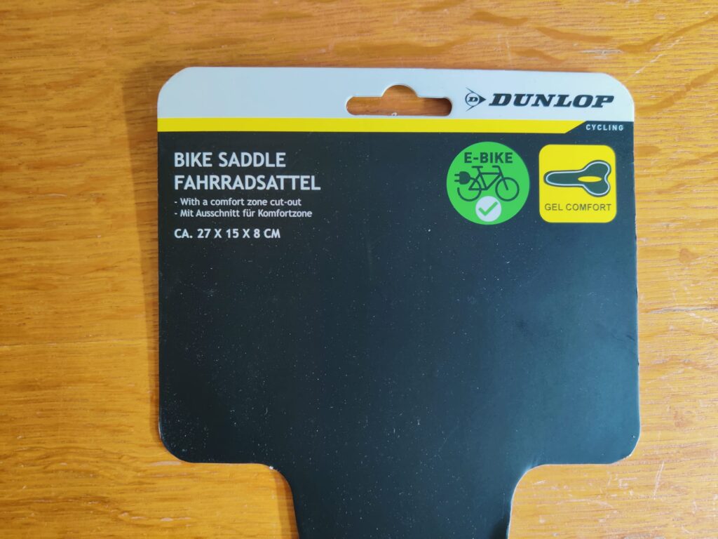 Dunlop Gel Comfort Fahrradsattel Produktbeschreibung