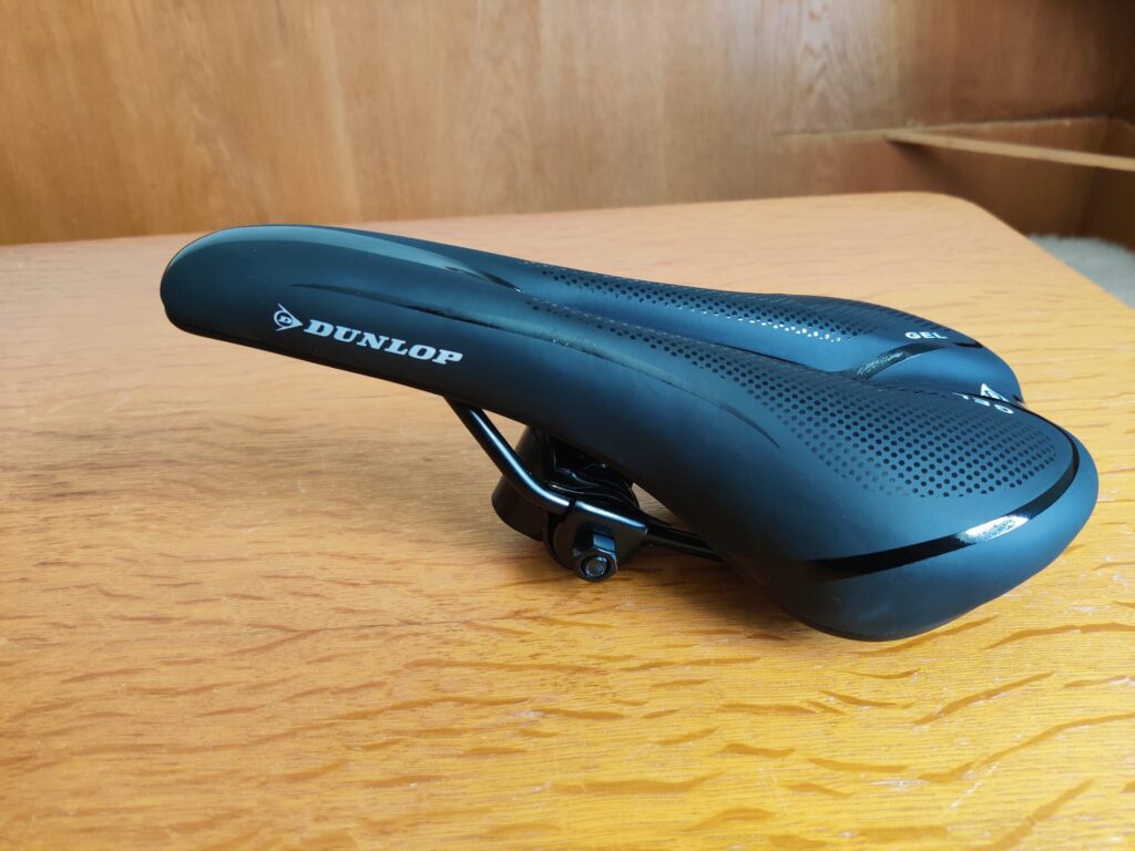 Dunlop Gel Comfort Fahrradsattel von der Seite