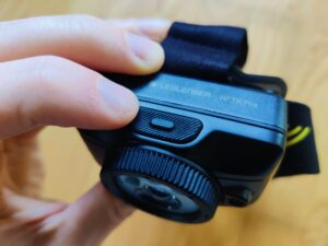 Ledlenser HF7R Pro Stirnlampe Bedientaste