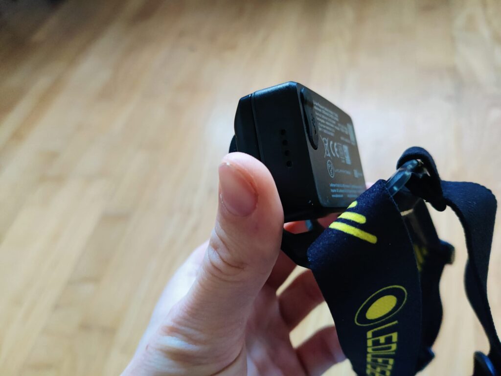 Ledlenser HF7R Pro Stirnlampe Winkelverstellung