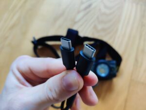 Ledlenser HF7R Pro Stirnlampe USB-C-Ladekabel