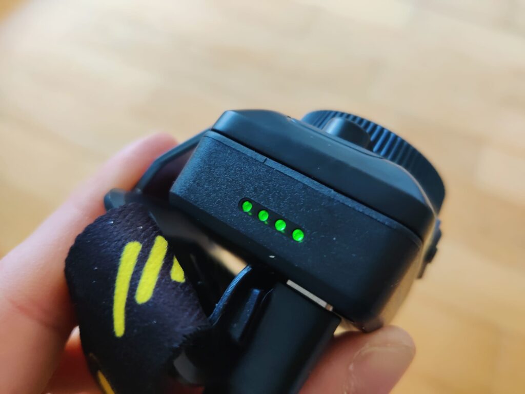 Ledlenser HF7R Pro Stirnlampe Ladestandsanzeige