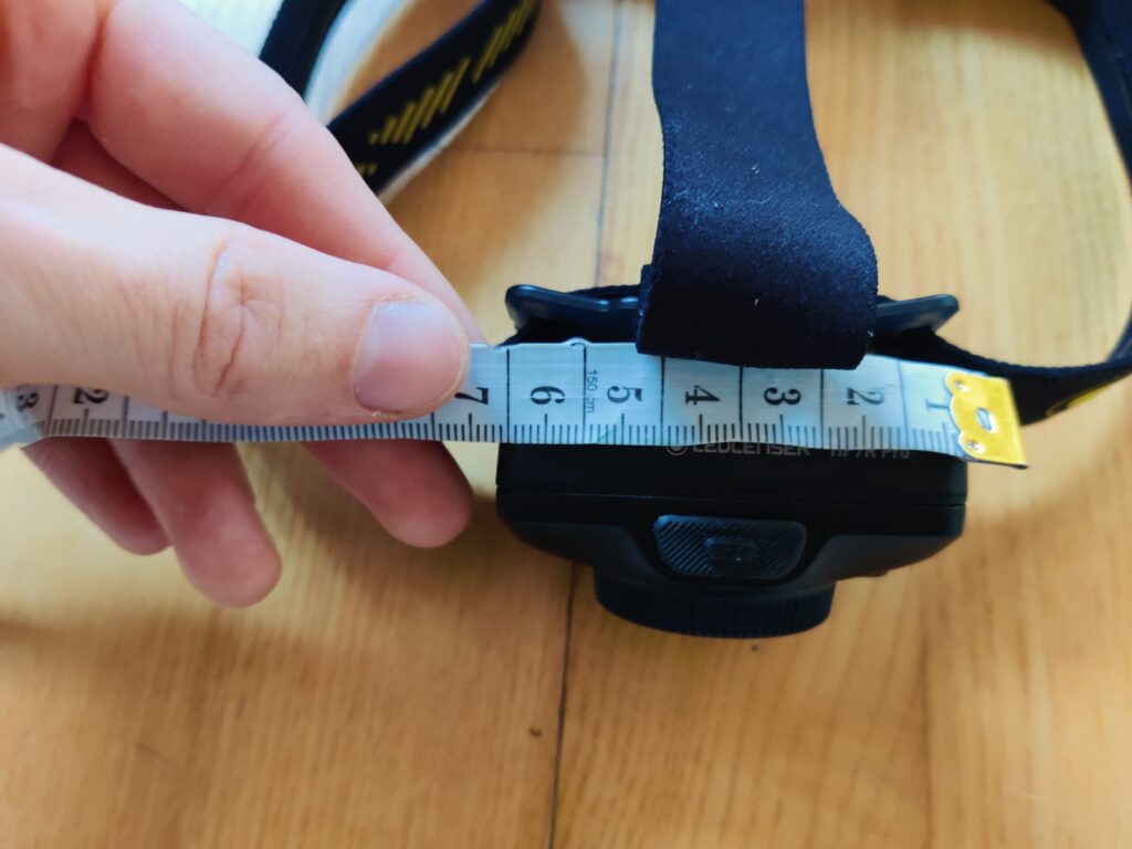 Ledlenser HF7R Pro Stirnlampe Breite