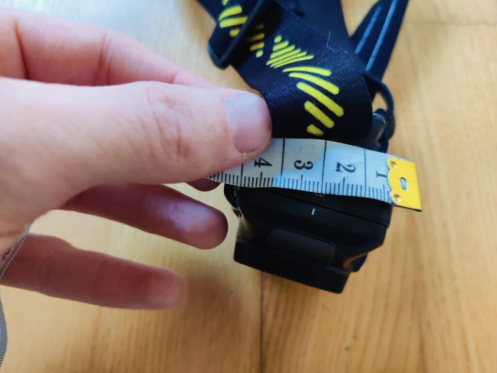 Ledlenser HF7R Pro Stirnlampe Höhe