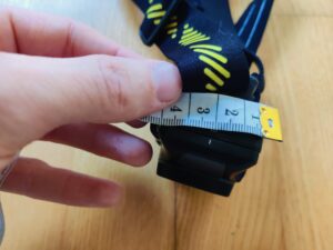 Ledlenser HF7R Pro Stirnlampe Höhe