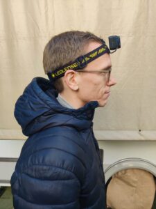Ledlenser HF7R Pro Stirnlampe Nahaufnahme Tragekomfort