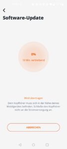 JBL Tune 730BT Over-Ear-Kopfhörer App Sofware-Update