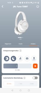 JBL Tune 730BT Over-Ear-Kopfhörer App Entspannungsmodus